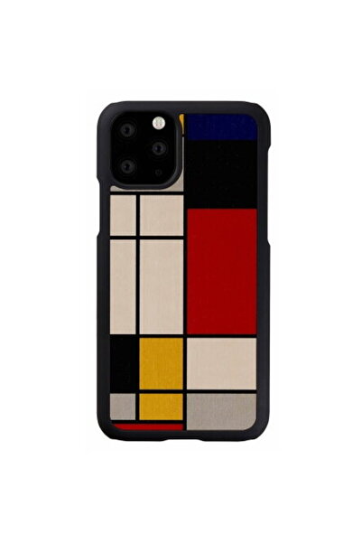 Other MAN&WOOD Husă smartphone iPhone 11 Pro lemn Mondrian negru
