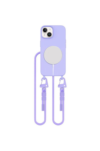 Tech-Protect Husa Magnecklace MagSafe pentru iPhone 14, cu șnur, compatibilă ...