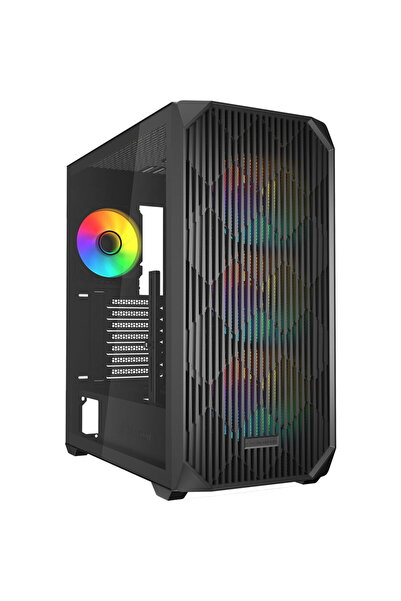 SHARKOON Mid Tower Without power supply AK3 RGB Black