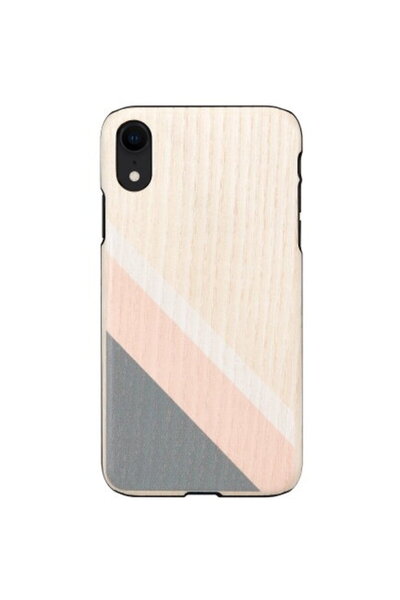 Other Husa MAN&WOOD pentru smartphone iPhone XR, roz cu negru