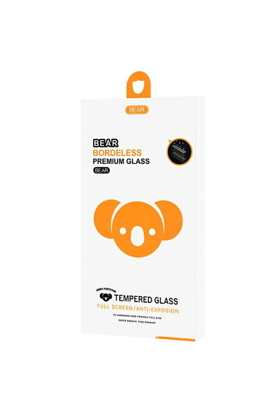 BEAR Folie de protectie Ecran Bordeless pentru Apple iPhone 15 Pro Max, Sticl...