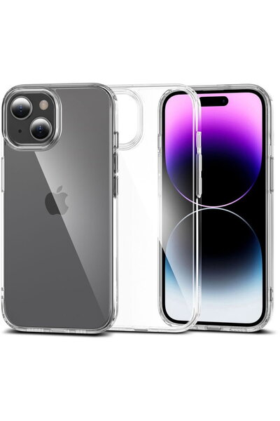 Tech-Protect Husa FlexAir Hybrid pentru iPhone 15, spate transparent, protecț...
