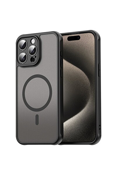 Techsuit Husa iPhone 15 Pro Max - HaloFrost II MagSafe - Negru