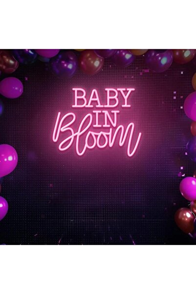 Slasa Baby in Bloom LED Neon Sign 30x40 cm Pink Light with 6mm Acrylic Base W...