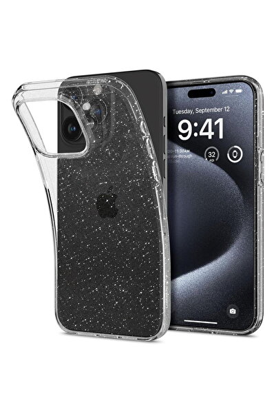 Spigen Case for Apple iPhone 15 Pro, Spigen, Liquid Crystal, Transparent ACS0...