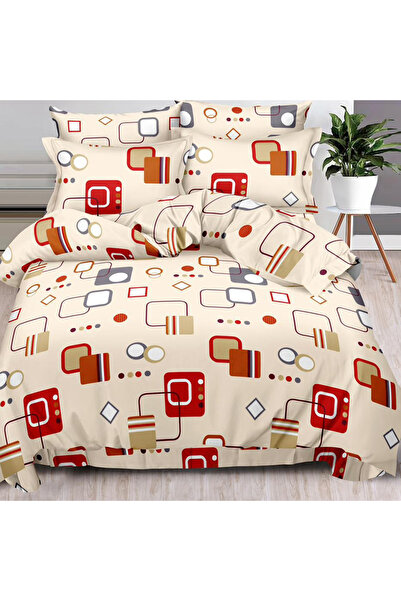 OEM Bed linen with elastic 180x200 for double bed, 6 pieces, JHN Finet, AURA-...