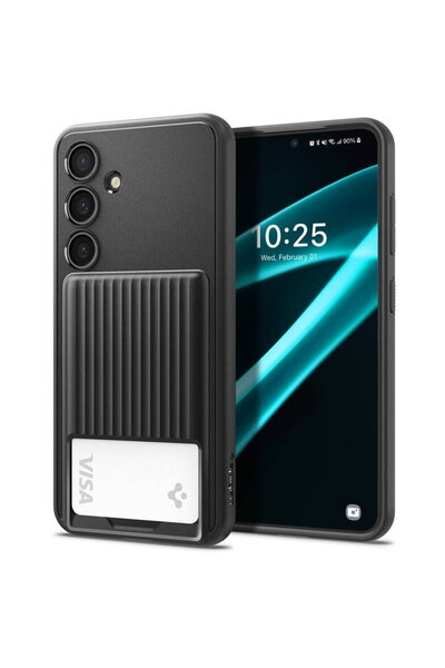 Spigen Husă Liquid Slot, negru mat - Samsung Galaxy S24+
