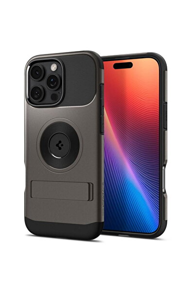 Other Husa Spigen Slim Armor MagSafe, gunmetal - iPhone 16 Pro Max