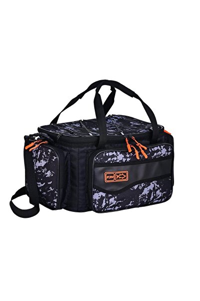 Fujin Yeni Black Camo Helper Bag Balıkçı Çantası 31x20x20cm