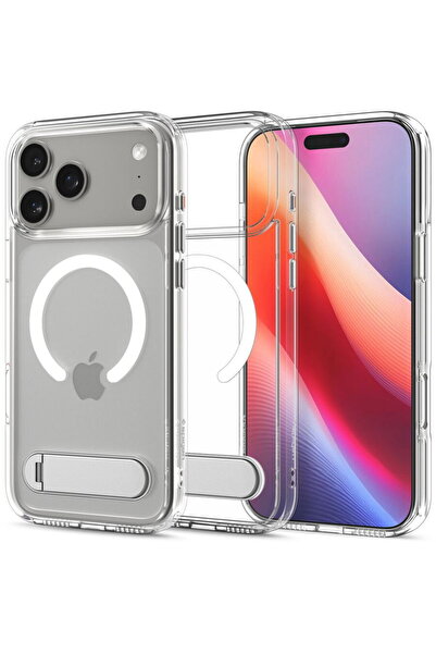 Spigen Husa pentru iPhone 17 Pro - Ultra Hybrid S MagSafe - Clear/White