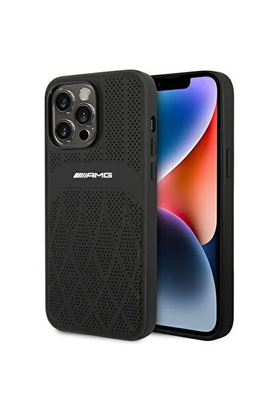 MERCEDES AMG AMHMP14XOSDBK iPhone 14 Pro Max 6.7 " negru/negru carcasă rigidă...