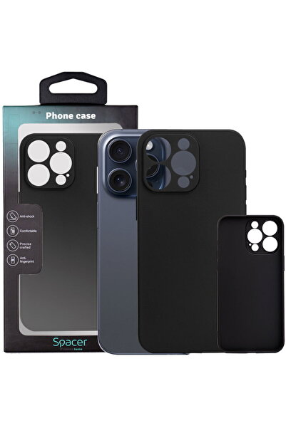 Spacer Husa Iphone 15 Pro Max Spacer, grosime 1.5mm, material flexibil TPU, n...