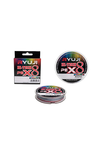 RYUJI HI-TECH X8 300 Mt. 0,23 mm. İp Misina Multi Color