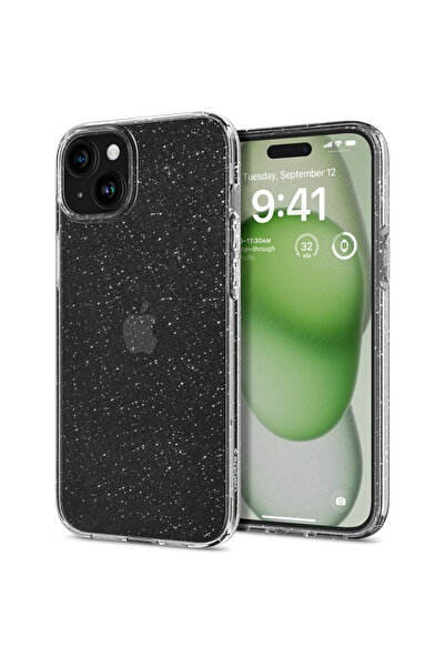 Spigen Husă pentru iPhone 15 Plus - Sclipici Lichid Cristalin - Cuarț Cristalin