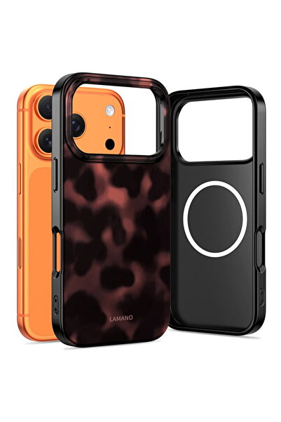Tech-Protect Husă Lamano MagSafe pentru iPhone 17 Pro, model Panteră, compati...