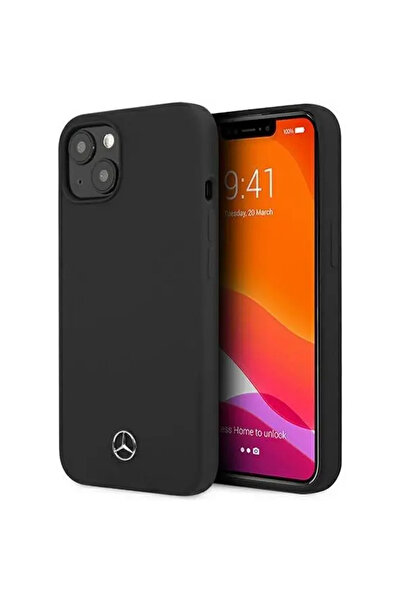 MERCEDES MEHCP13SSILBK iPhone 13 mini 5.4" Black/ Silicone Line hardcase