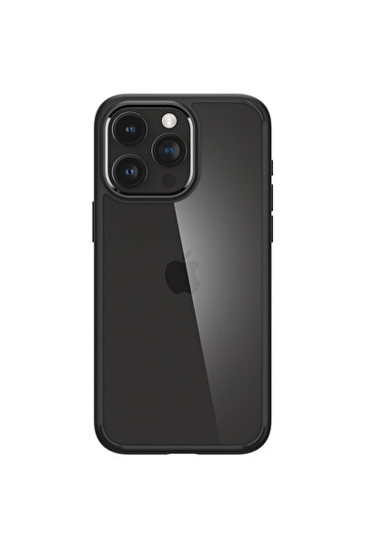 Spigen Crystal Hybrid, negru mat - iPhone 15 Pro Max