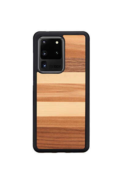 Other Θήκη Husa MAN&WOOD για Galaxy S20 Ultra σε μαύρο σάμπια