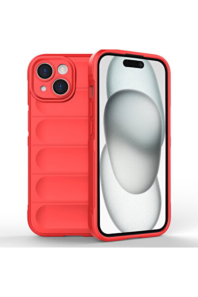 Techsuit Husă pentru iPhone 15 - Magic Shield - Roșu