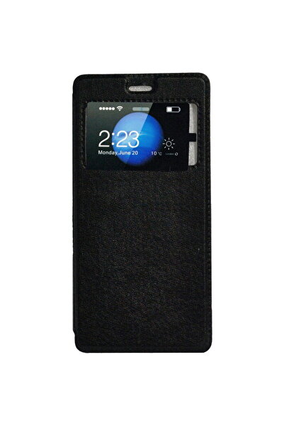 Spacer HUSA SMARTPHONE pentru Huawei P9, magnetica tip portofel, negru "SPT-M...