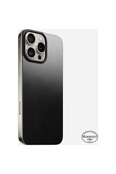 decoded Husă spate din piele iPhone 16 Pro Negru