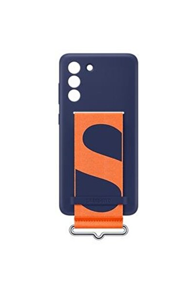 Samsung Husa Galaxy S21 FE G990 Silicone Cover with Strap Navy EF-GG990TNEGWW