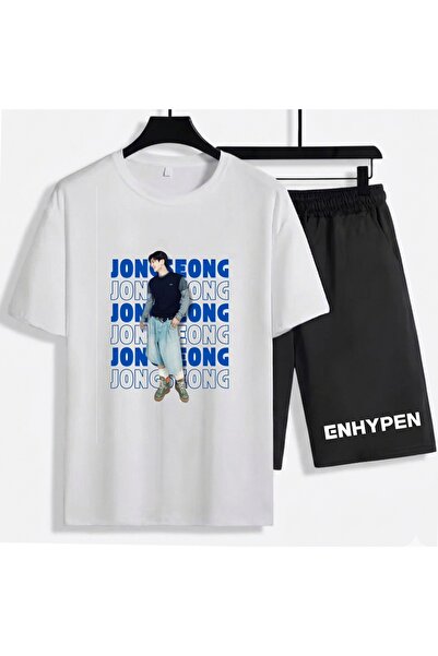 SVART WEAR Jongseong Enhypen K-Pop Unisex 100% Cotton Shorts - T-Shirt Bottom...