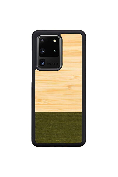 Other Husa MAN&WOOD pentru Galaxy S20 Ultra, negru pădure de bambus
