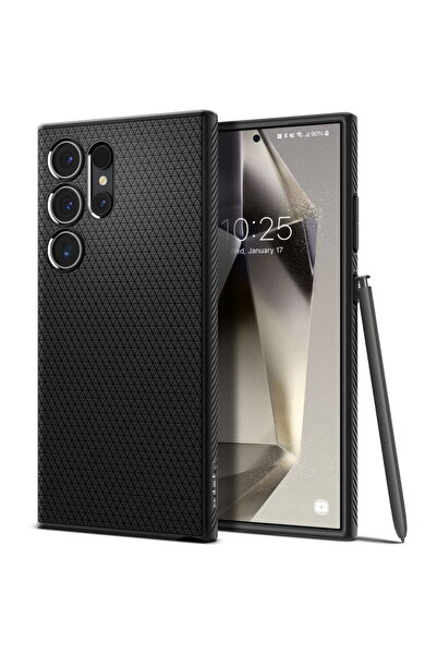 Spigen Husă pentru Samsung Galaxy S24 Ultra - Liquid Air - Negru Mat