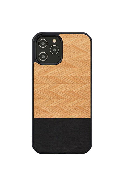 Other Husa MAN&WOOD pentru iPhone 12 Pro Max, model spic de pește, negru