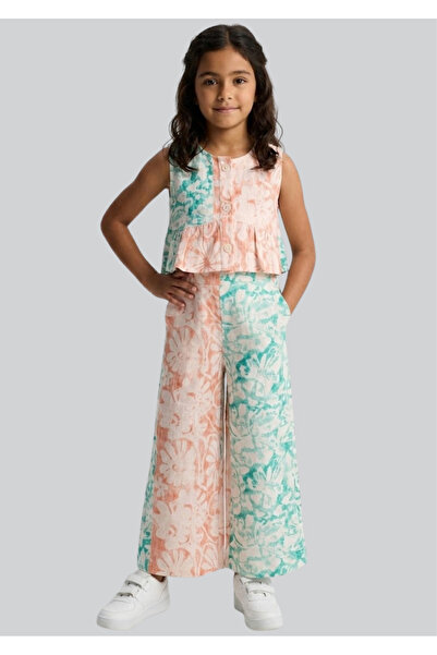 ww waka waka kids store Κοριτσίστικο Σετ Δύο Τεμαχίων με Φλοράλ Σχέδιο και Χρ...