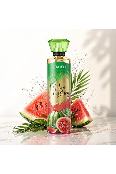 veri you Σπρέι Σώματος Μυστήριο Πεπονιού 250ml – Φρουτώδες, Δροσερό & Μεγάλης...