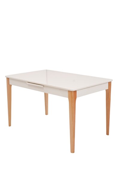 Erz Design Paris Lak Panel MDF Otomatik Açılır Mutfak Masası 80x130cm