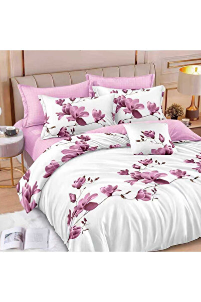 OEM Bed linen with elastic 180x200 for double bed, 6 pieces, JHN Finet, AURA-...
