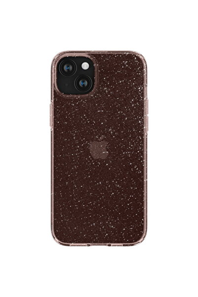 Spigen Cristal lichid iPhone 15 Plus cu sclipici, Roz Cristal