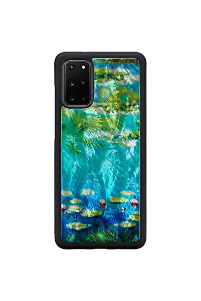Other Husa iKins pentru Samsung Galaxy S20+ cu model nuferi negri