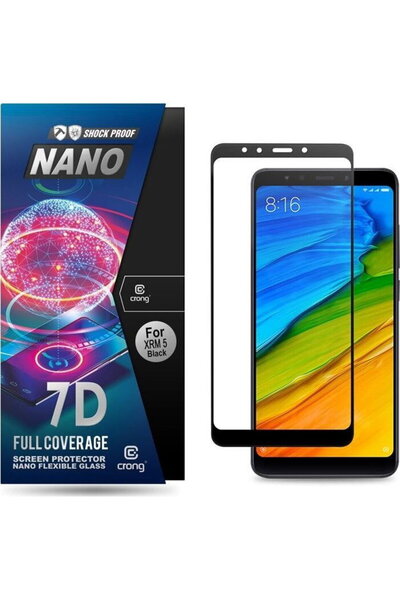Crong Sticlă flexibilă 7D Nano - Sticlă hibridă 9H pentru ecranul complet Xia...