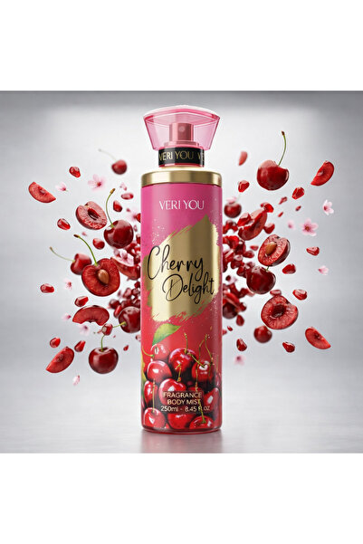 veri you Σπρέι Σώματος Απολαυστική Αρωματική Ομίχλη Κεράσι 250 ml – Άρωμα Γλυ...