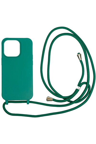 Mobile Origin Husă cu șnur, verde închis - iPhone 14 Pro