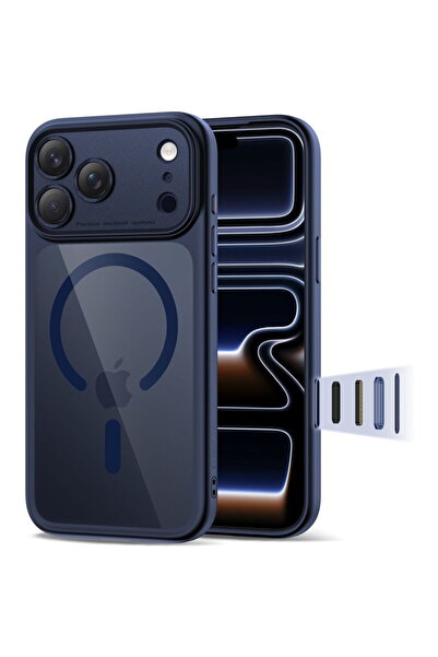 Tech-Protect HusДѓ Magpeak MagSafe CC pentru iPhone 17 Pro Max, spate transpa...
