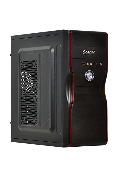 Spacer Carcasă Mid-Tower ATX, sursă 500W, New Mercury, (ventilator 12cm), aud...