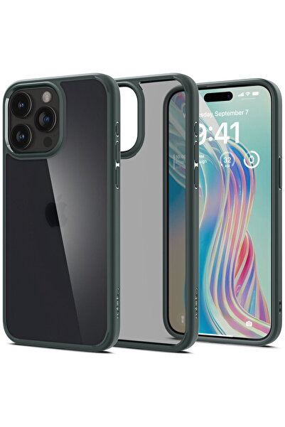 Spigen Ultra Hibrid, verde înghețat - iPhone 15 Pro Max