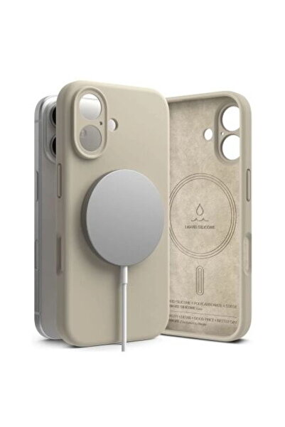 Ringke Husă iPhone 16 din silicon magnetică Stone