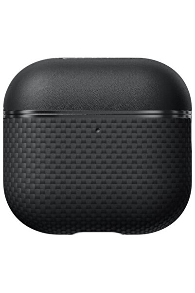 PITAKA Husă magnetică din fibră de aramidă, negru/gri - AirPods 4
