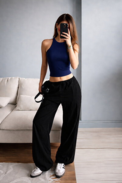 The Champ Clothing Γυναικείο εσώρουχο με λαιμόκοψη halter σε μπλε ναυτικό χρώμα