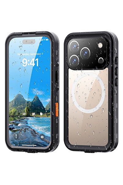 ShellBox Husă pentru iPhone 17 Pro - impermeabil IP68 - Negru