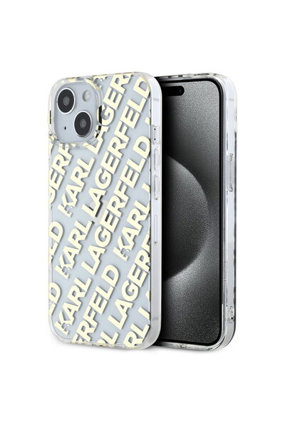 Karl Lagerfeld Case for iPhone 15 / iPhone 14 / iPhone 13 - IML Luxury (KLHCP...