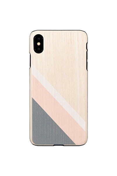Other Husa MAN&WOOD pentru smartphone iPhone XS Max, roz cu negru