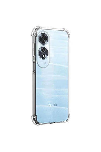 Techsuit Husă pentru Oppo A60 - Silicon transparent antișoc - Transparentă