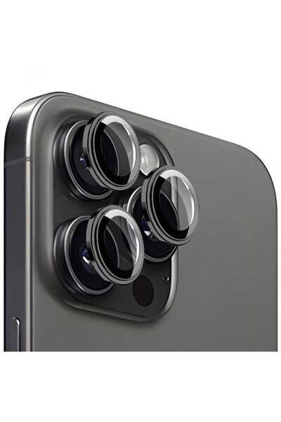 Mobile Origin Protecții ușoare pentru lentile, negre - iPhone 15 Pro / 15 Pro...